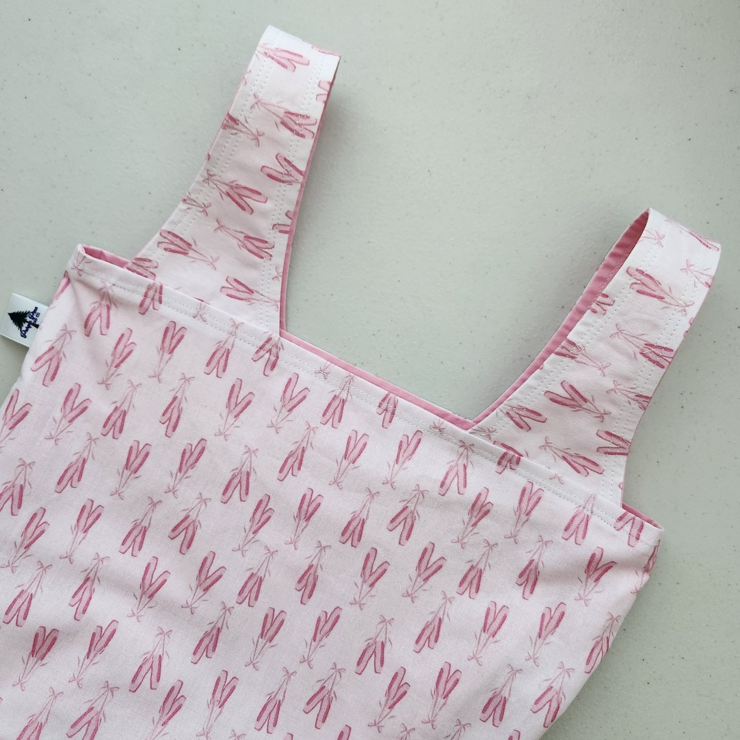 Ballet Slippers Reusable Bag