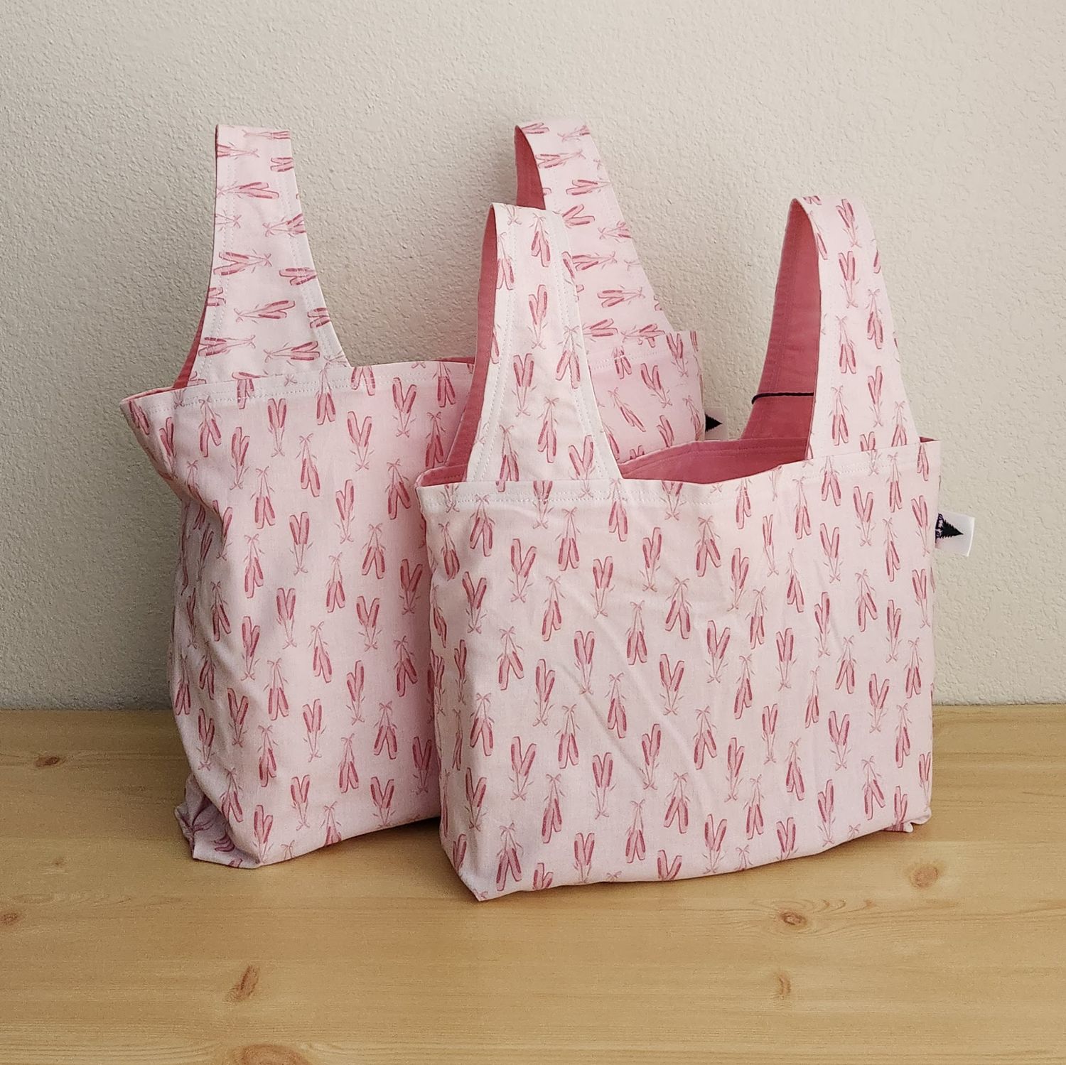 Ballet Slippers Reusable Bag