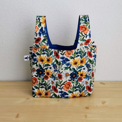 Bright Wildflowers Reusable Bag