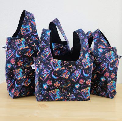 Neon Books Reusable Bag