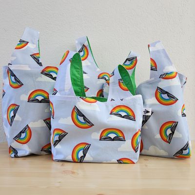 Rainbow Books Reusable Bag