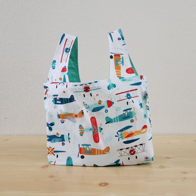 Airplanes Reusable Bag