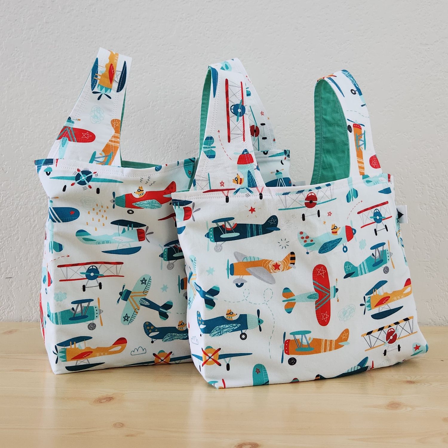 Airplanes Reusable Bag