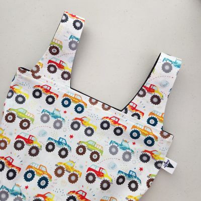 Monster Trucks Reusable Bag