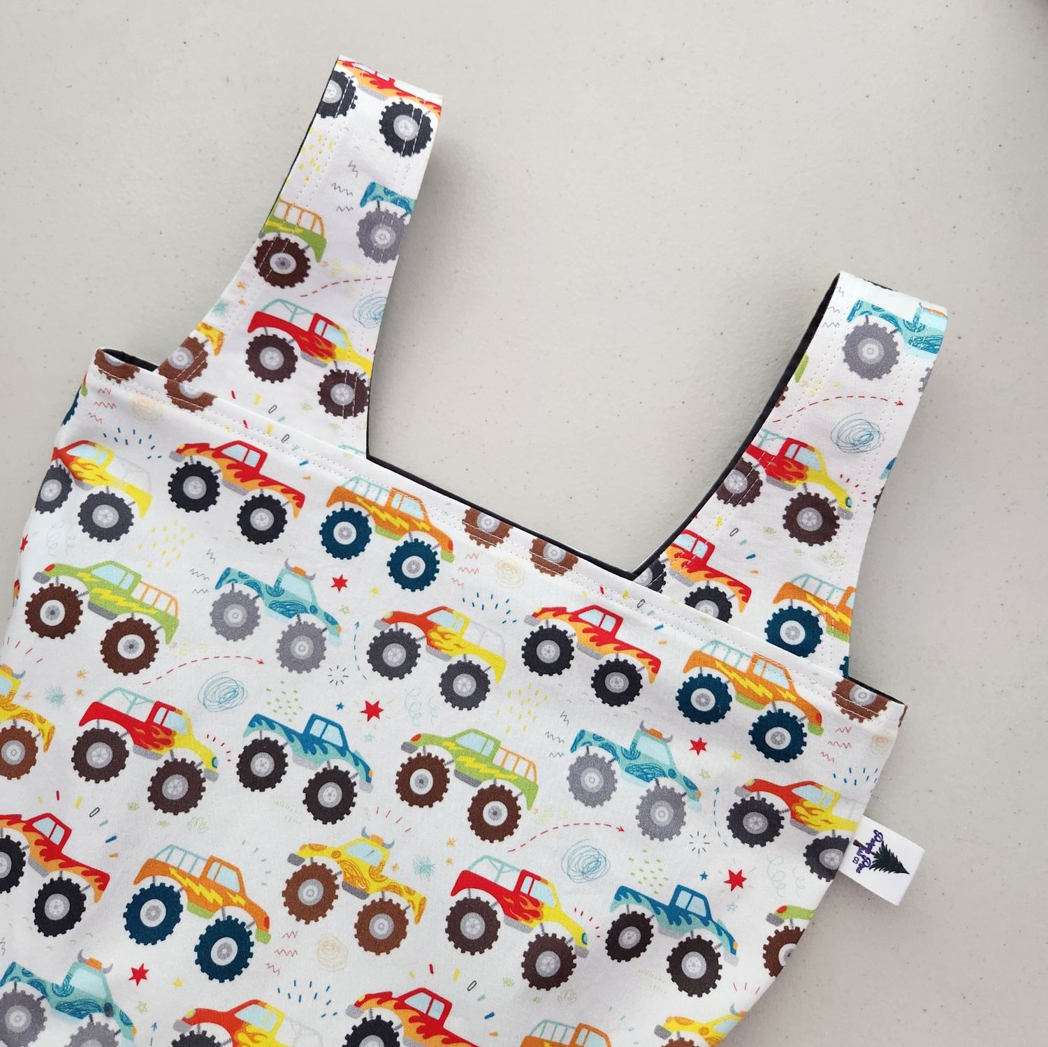 Monster Trucks Reusable Bag