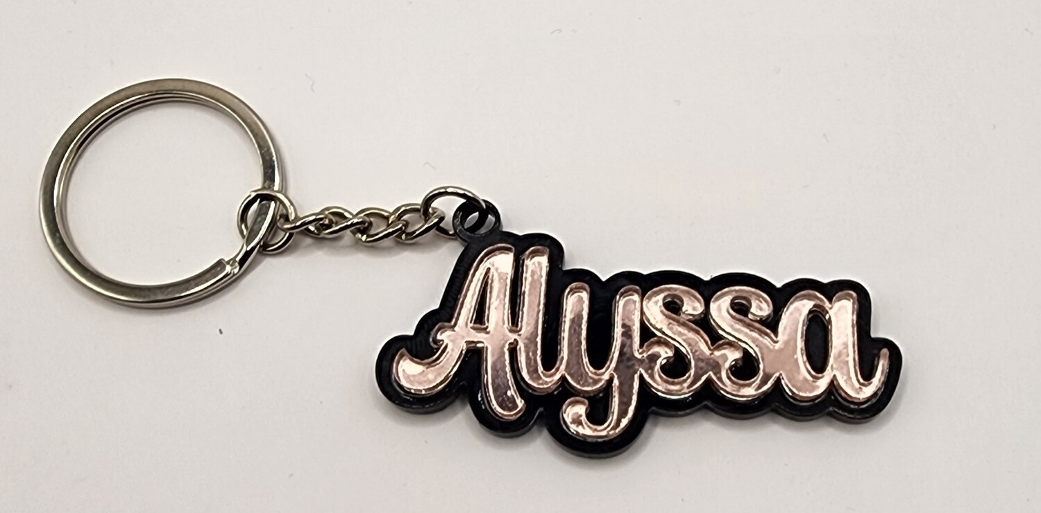 Name Keychain Customize