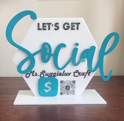 Social Media and Payment Sign