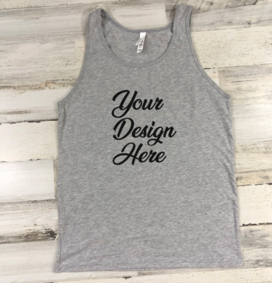 Tank top male (Front or Back)