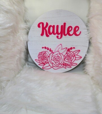 Name Round Sign