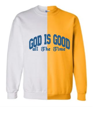 Believers Couture Two Tone Swearshirt Embroidery