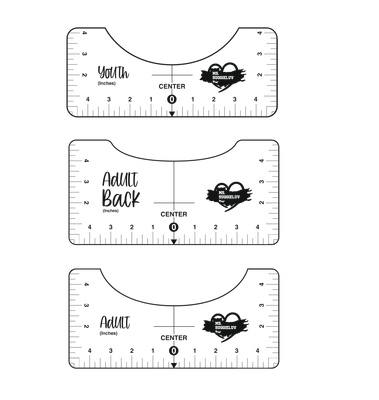 TShirt Ruler Acrylic Starting at $5