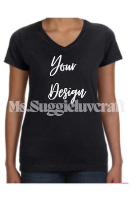 T-Shirt (Front or Back) VNeck Male or Female