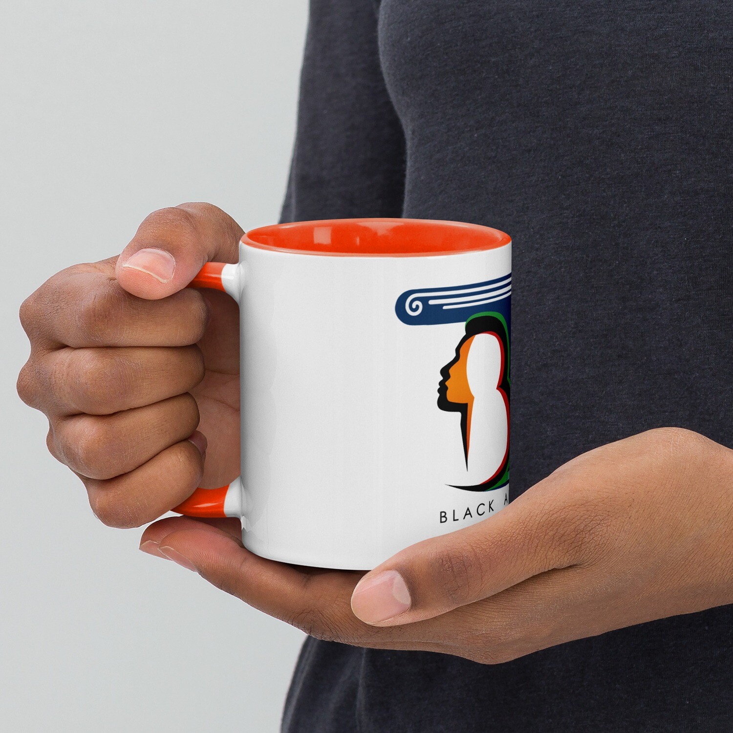 B.A.N.- Mug with Color Inside