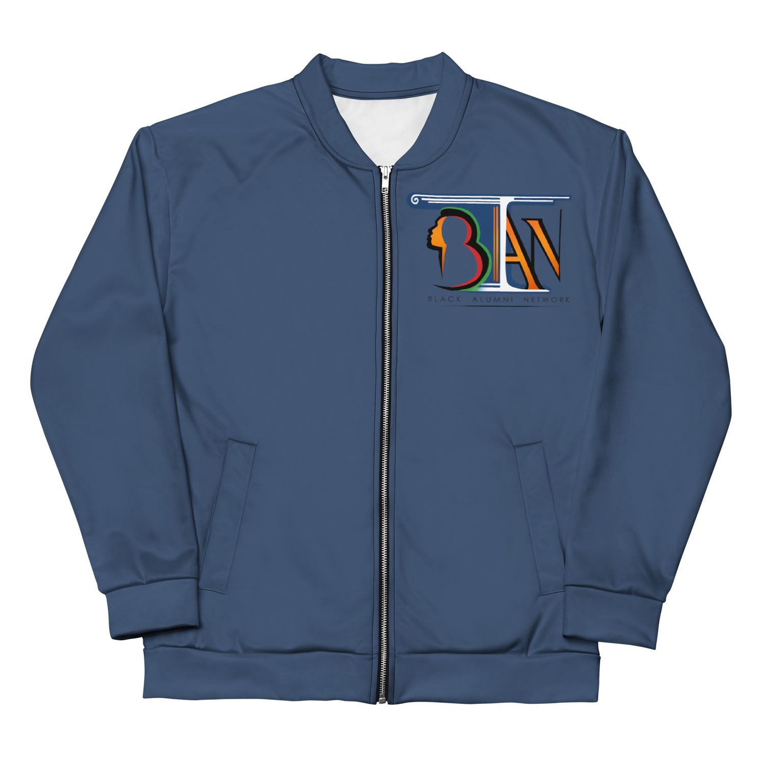 B.A.N.-Blue Unisex Bomber Jacket