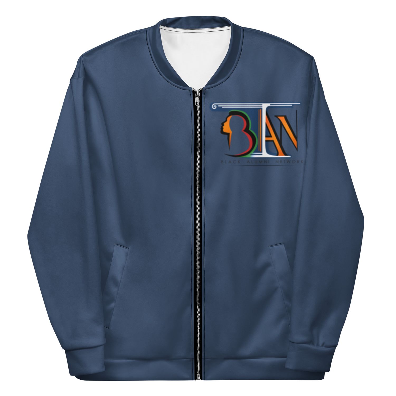 BAN-Blue Unisex Bomber Jacket