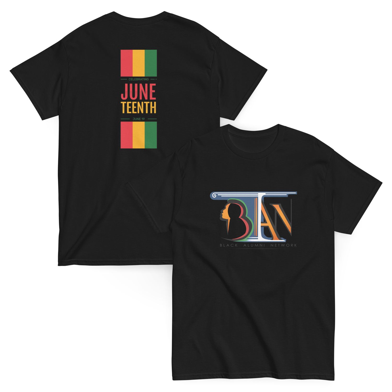 BAN-Unisex Juneteenth Color T-shirt (Juneteenth back)  (10% off Promo Code: FREEDOM)