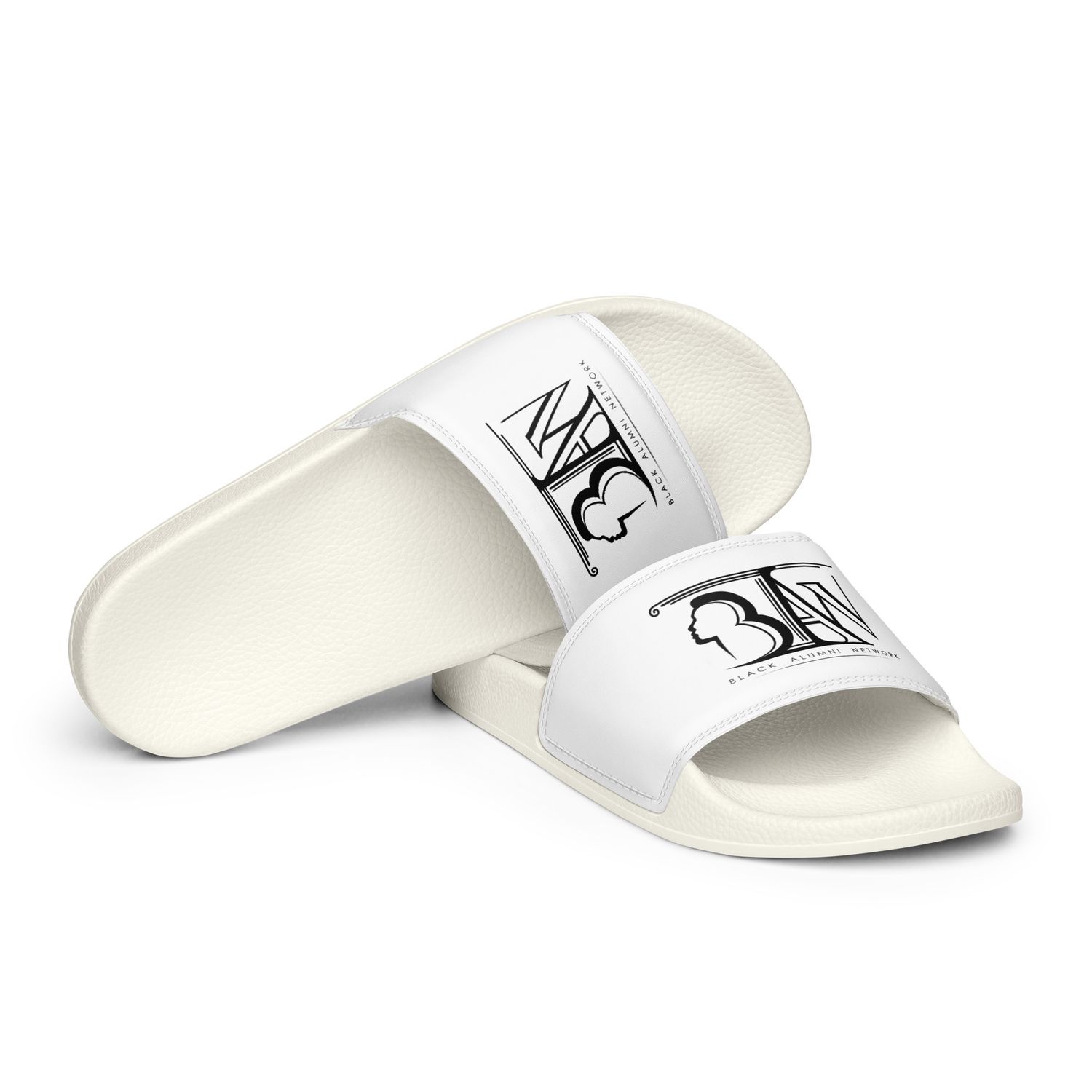 BAN-Women's slides (Black &amp; White)