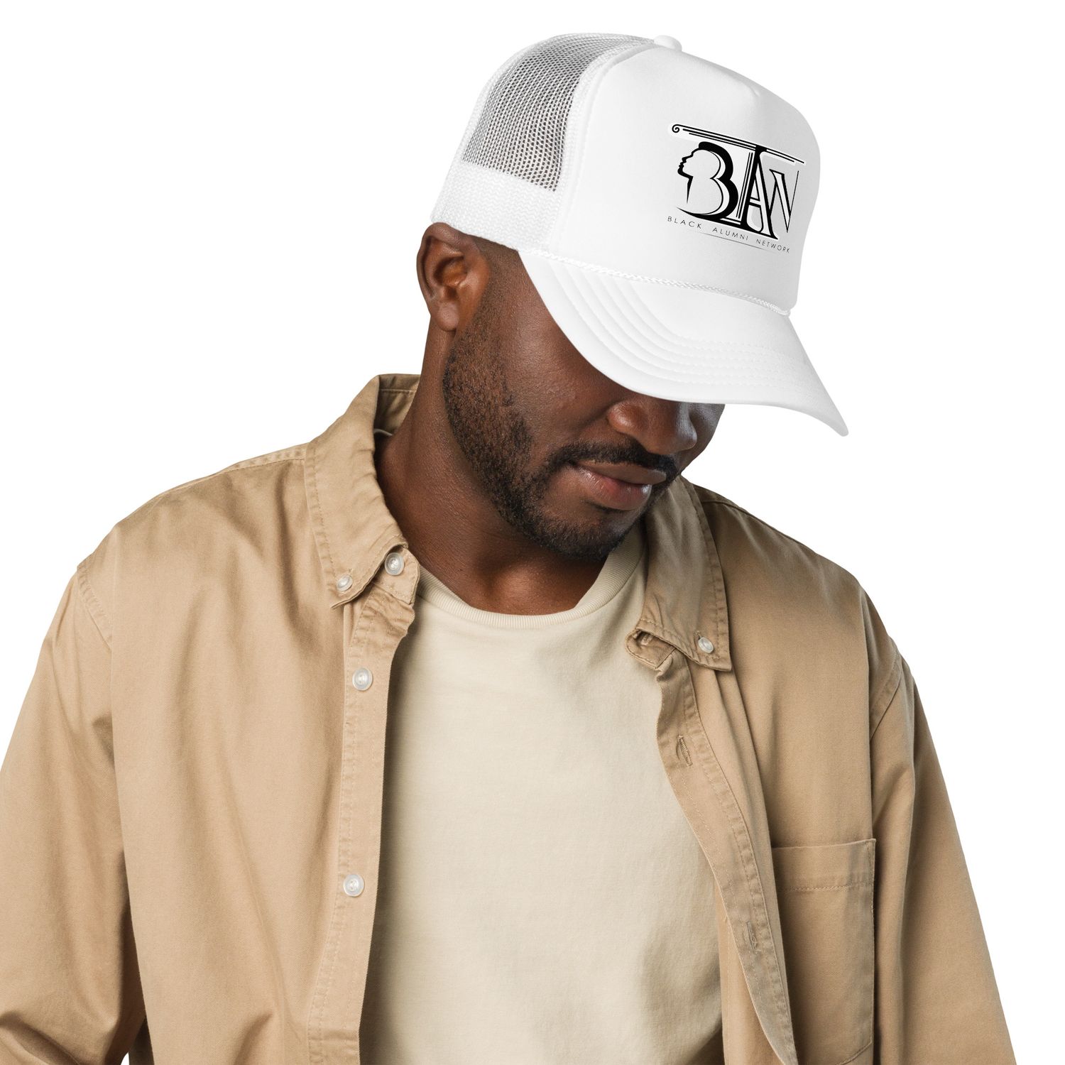 BAN-Foam trucker hat (Black &amp;White)