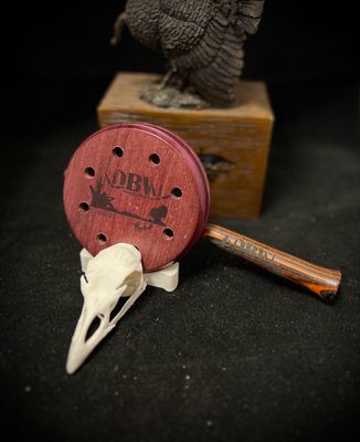 Purpleheart.  Crystal Over Slate