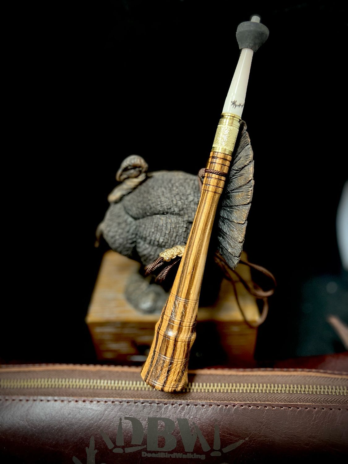 Zebra Wood Camel Bone