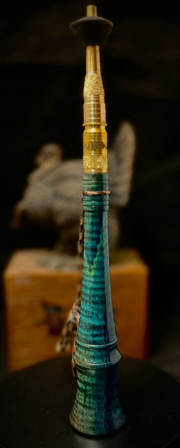 Blue Dyed Curly Maple