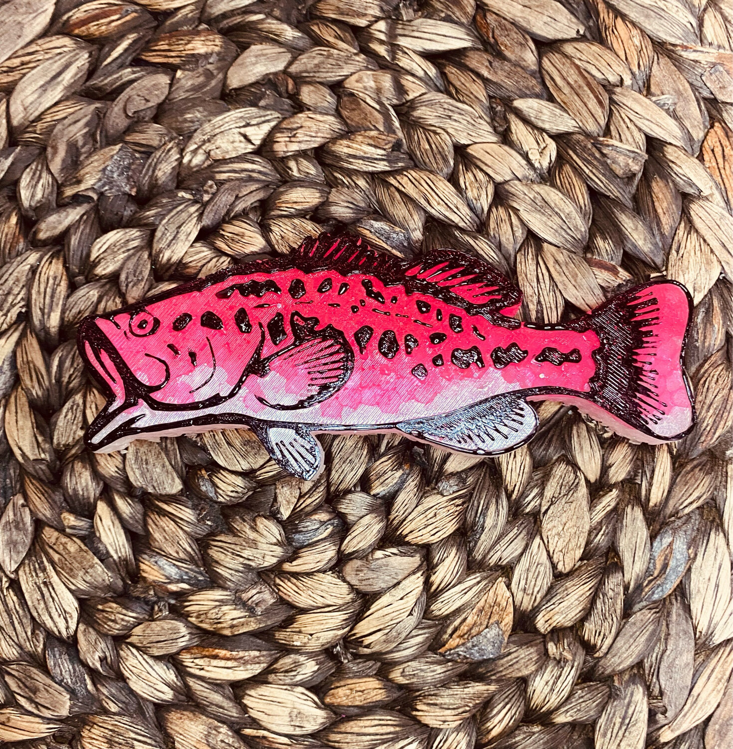 Pink Bass Fish