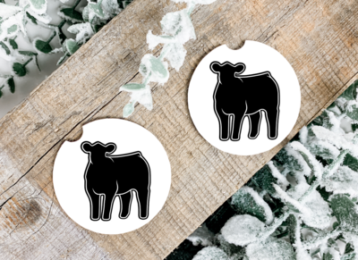 Show Cattle Car Coasters