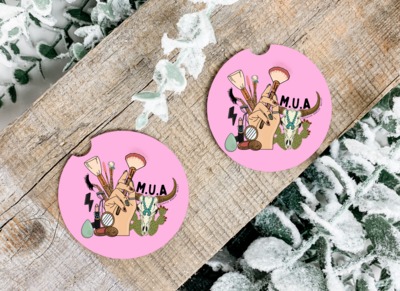Make up artist Car Coasters