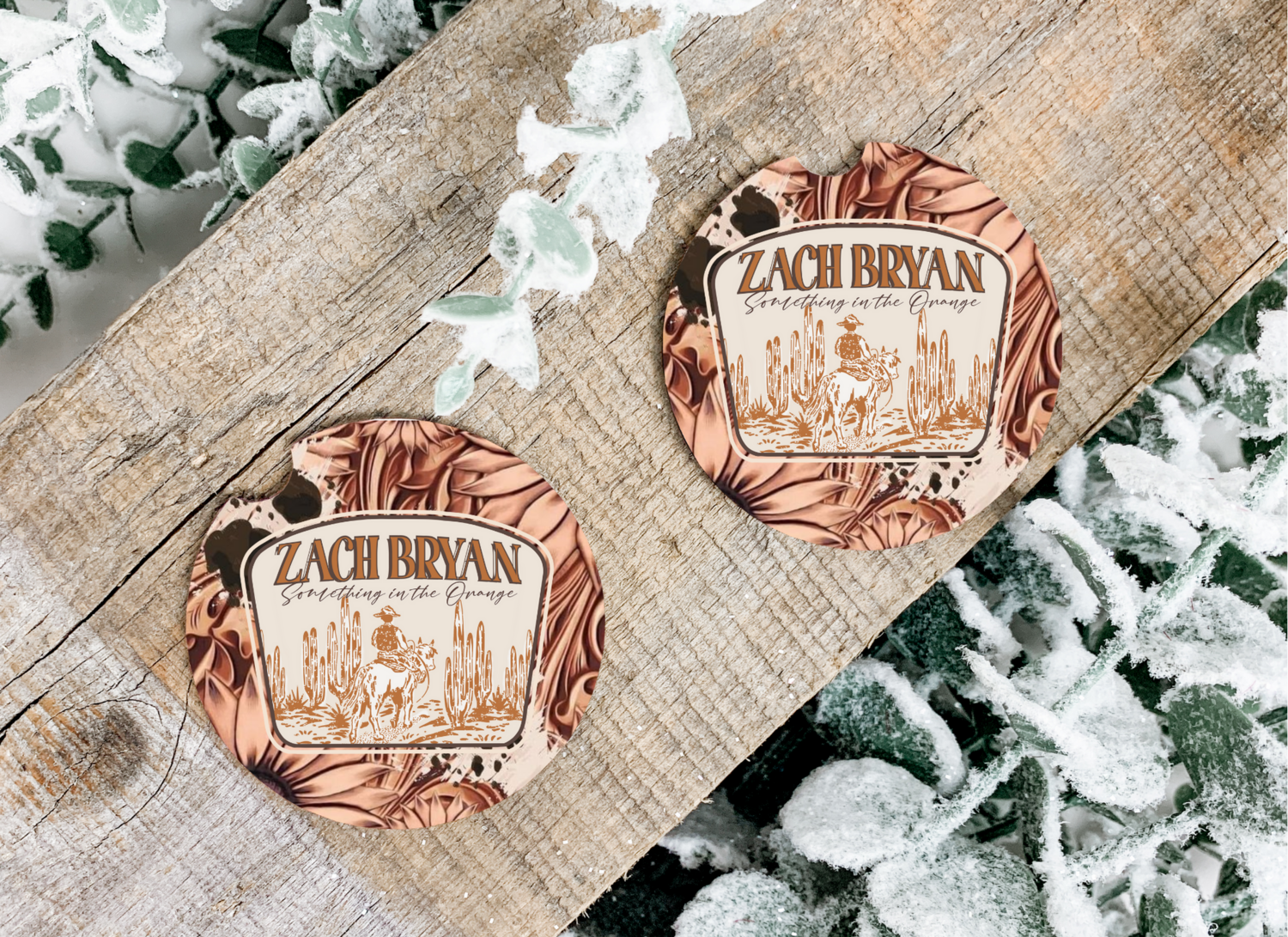 Zach Bryan Car Coasters