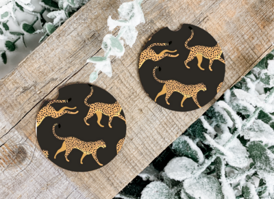 Cheetahs Car Coasters