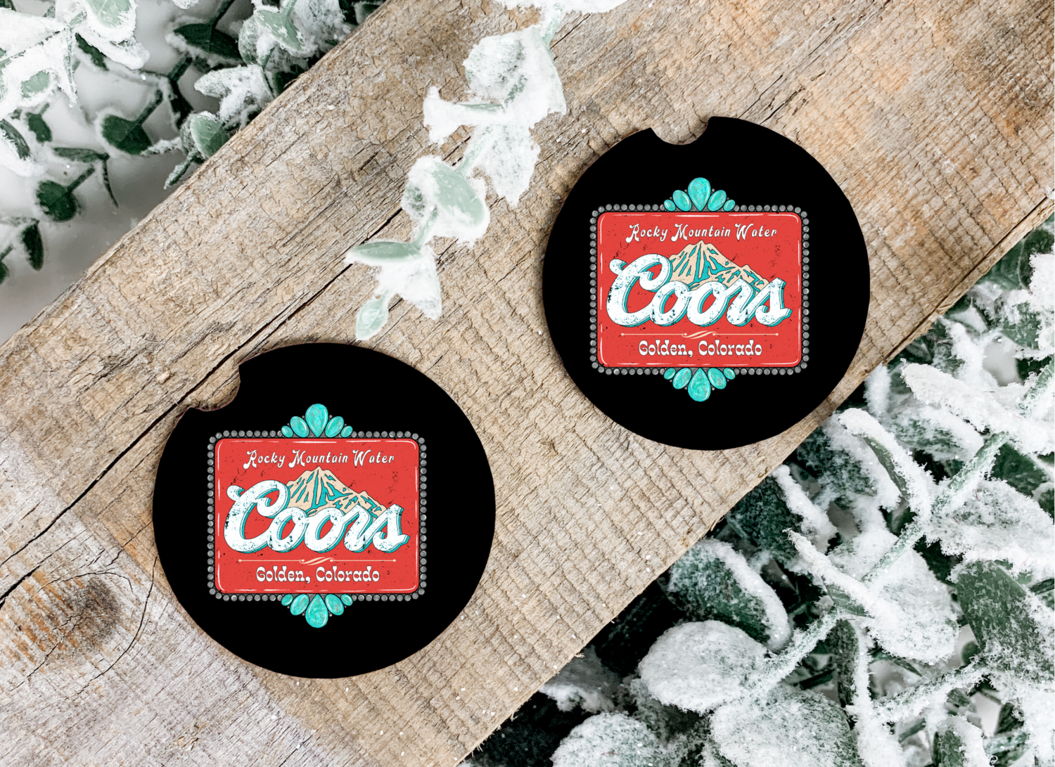 Coors Car Coasters