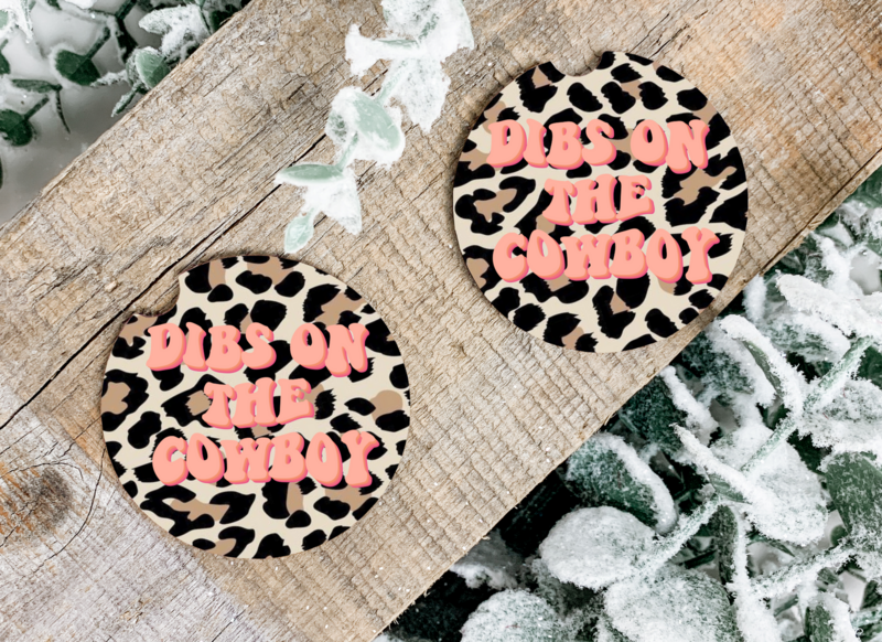 Dibs on Cowboy Car Coasters