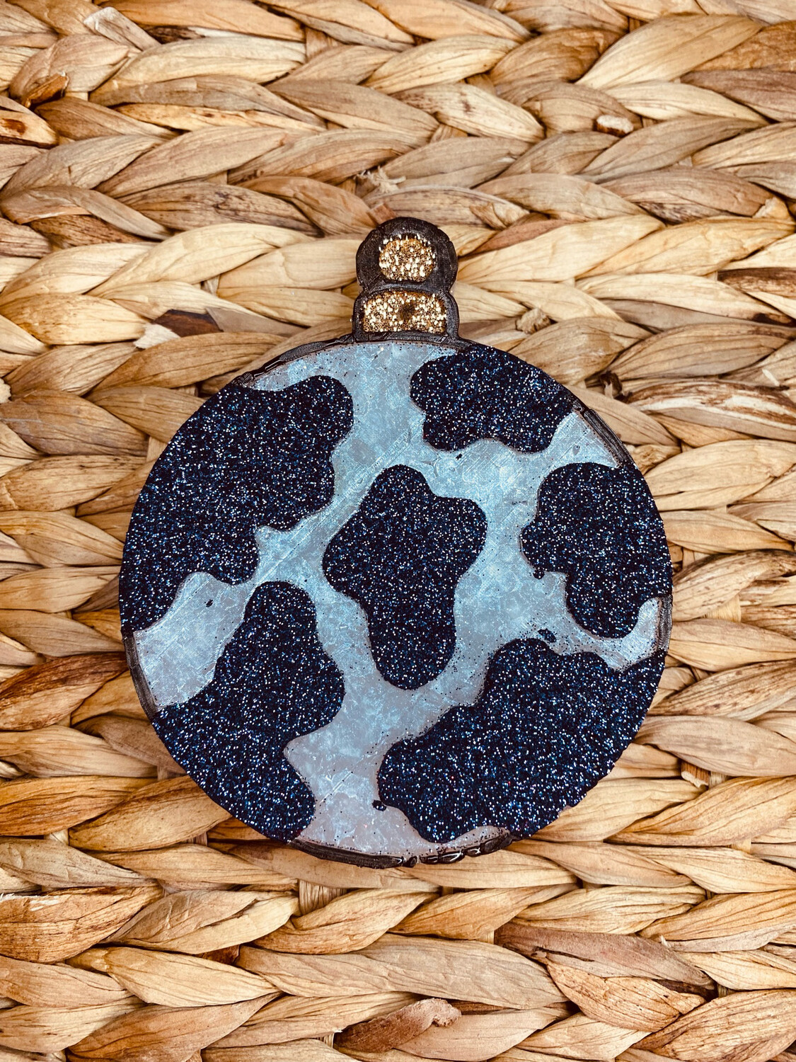 Cow Print Ornament