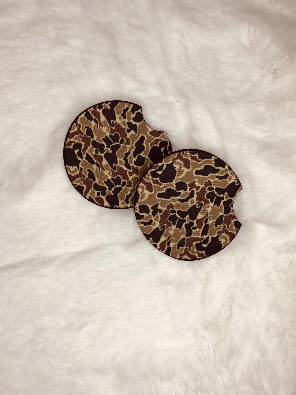 Brown Camo Coasters