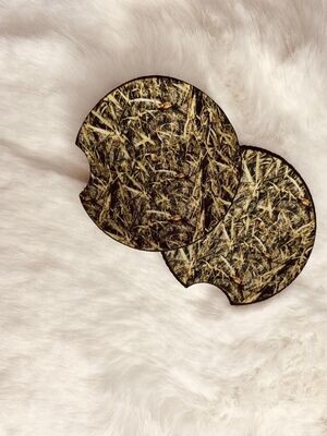 Marsh Camo Car Coasters