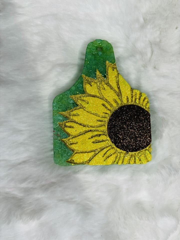 Sunflower Cattle Tag