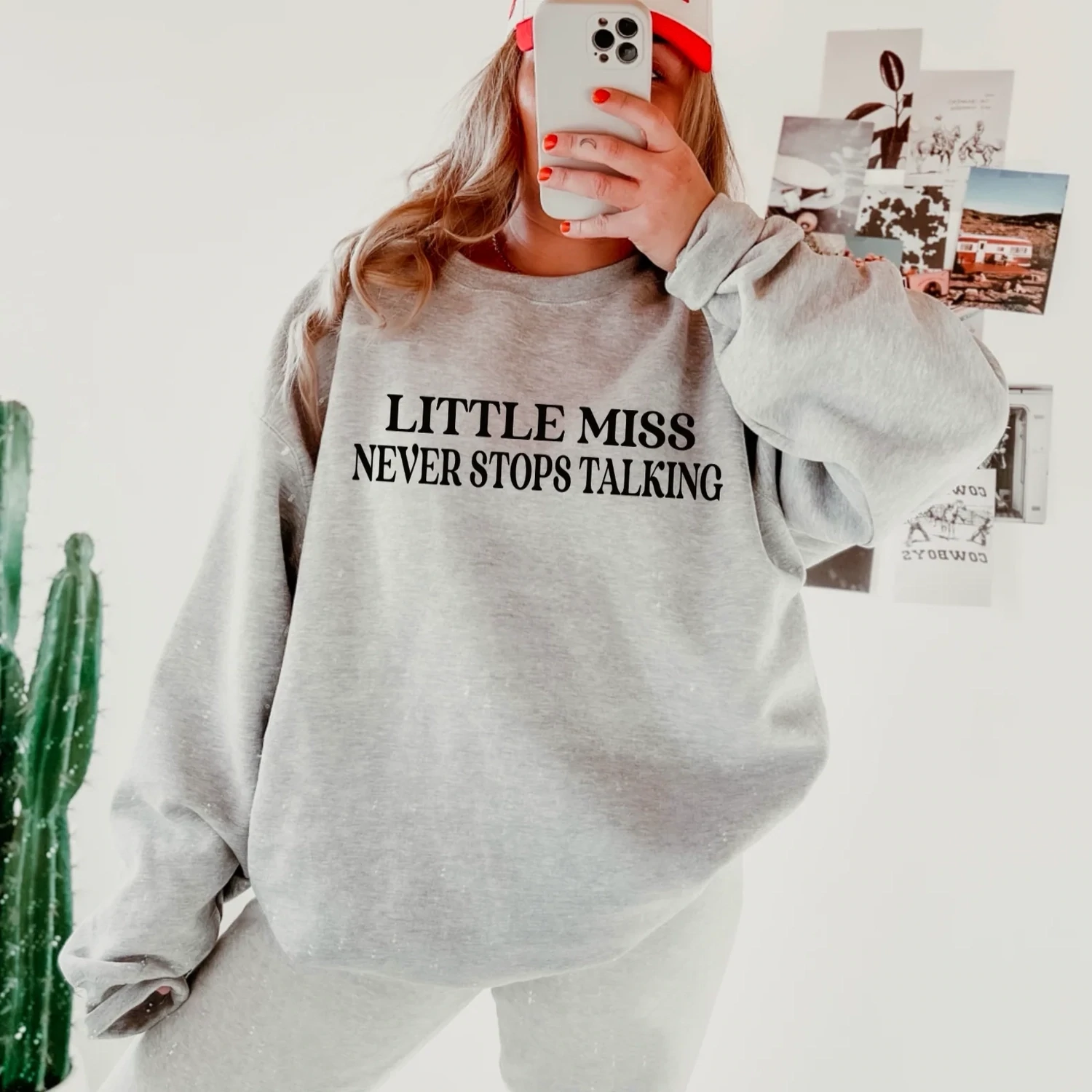 Little miss never stops talking $10 tee