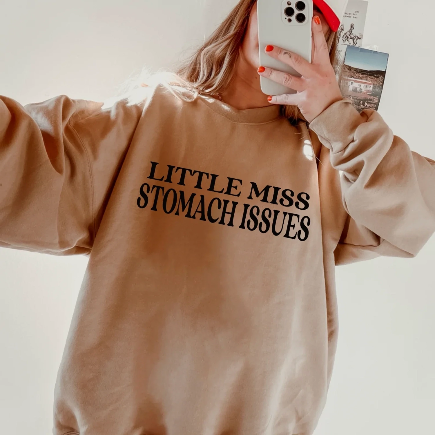 Little miss stomach issues $10 tee