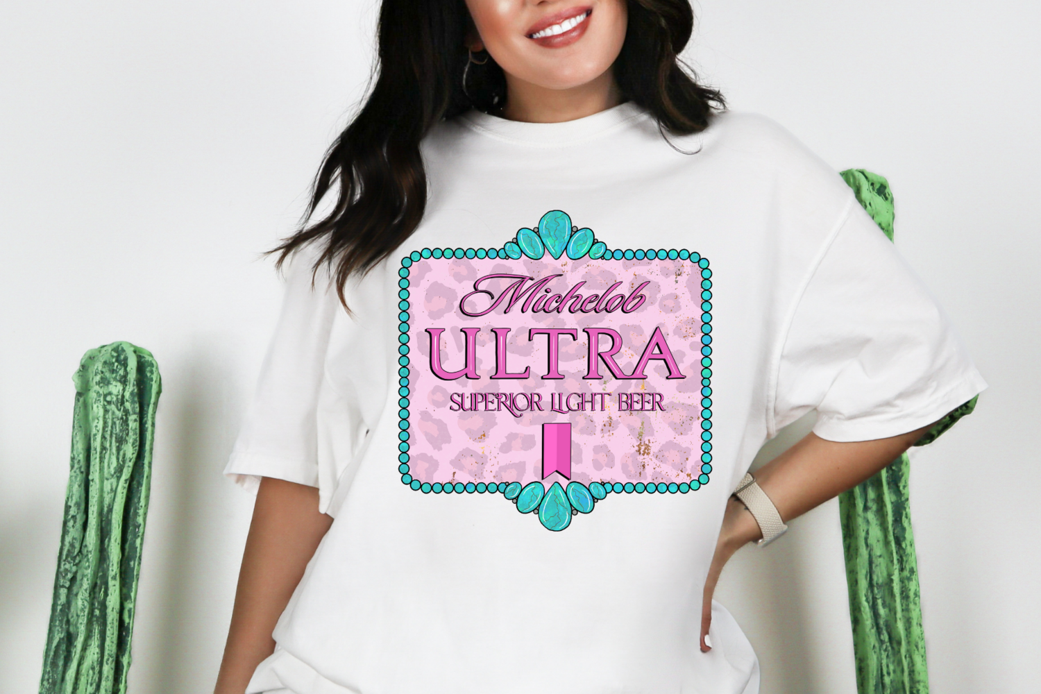 Ultra pink and teal