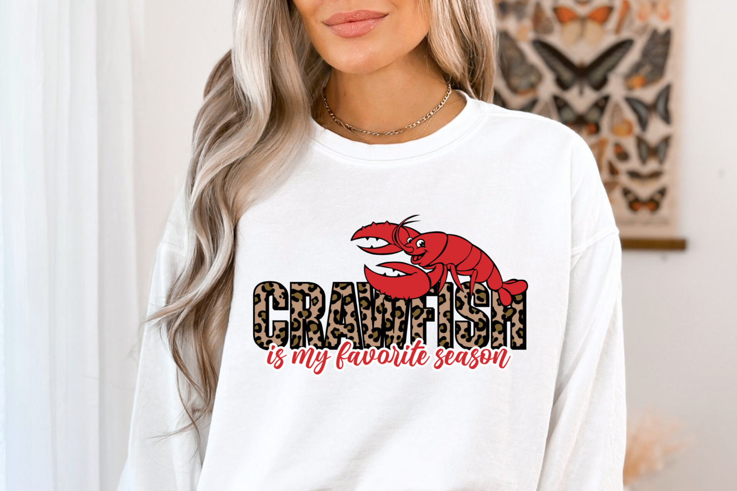 Crawfish season cheetah.