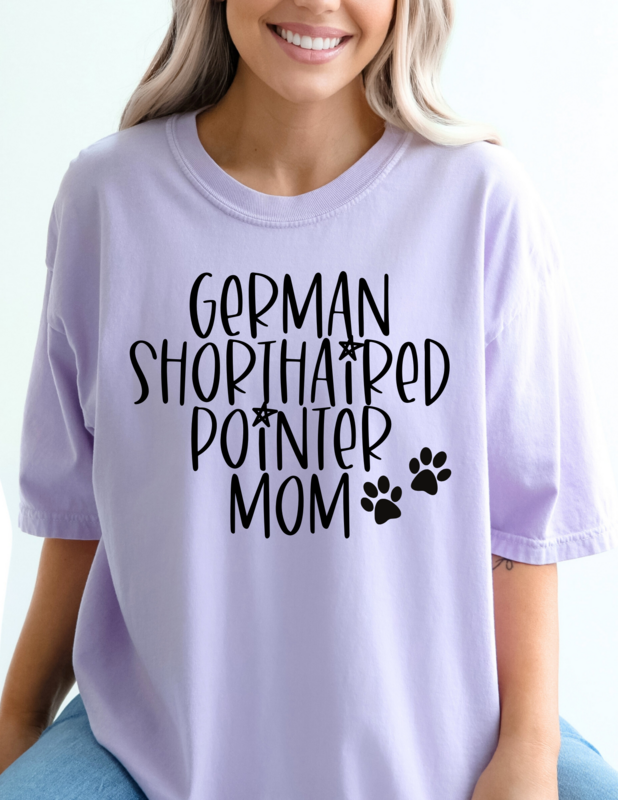 GSP mom with paws