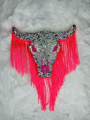 Glitzy Bull Skull