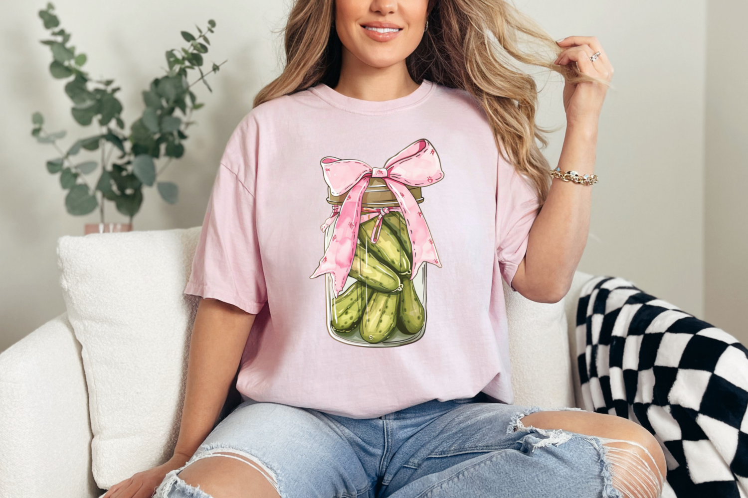 Pickle Jar and Bow