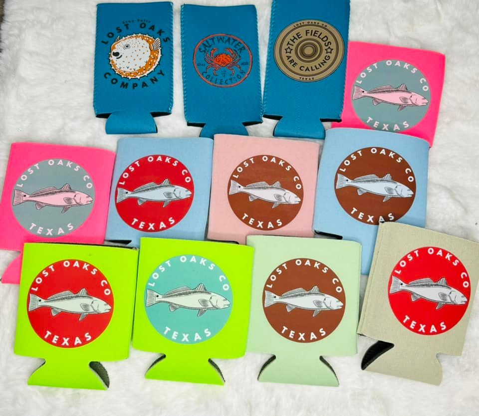 Lost Oaks Co Mystery Koozies