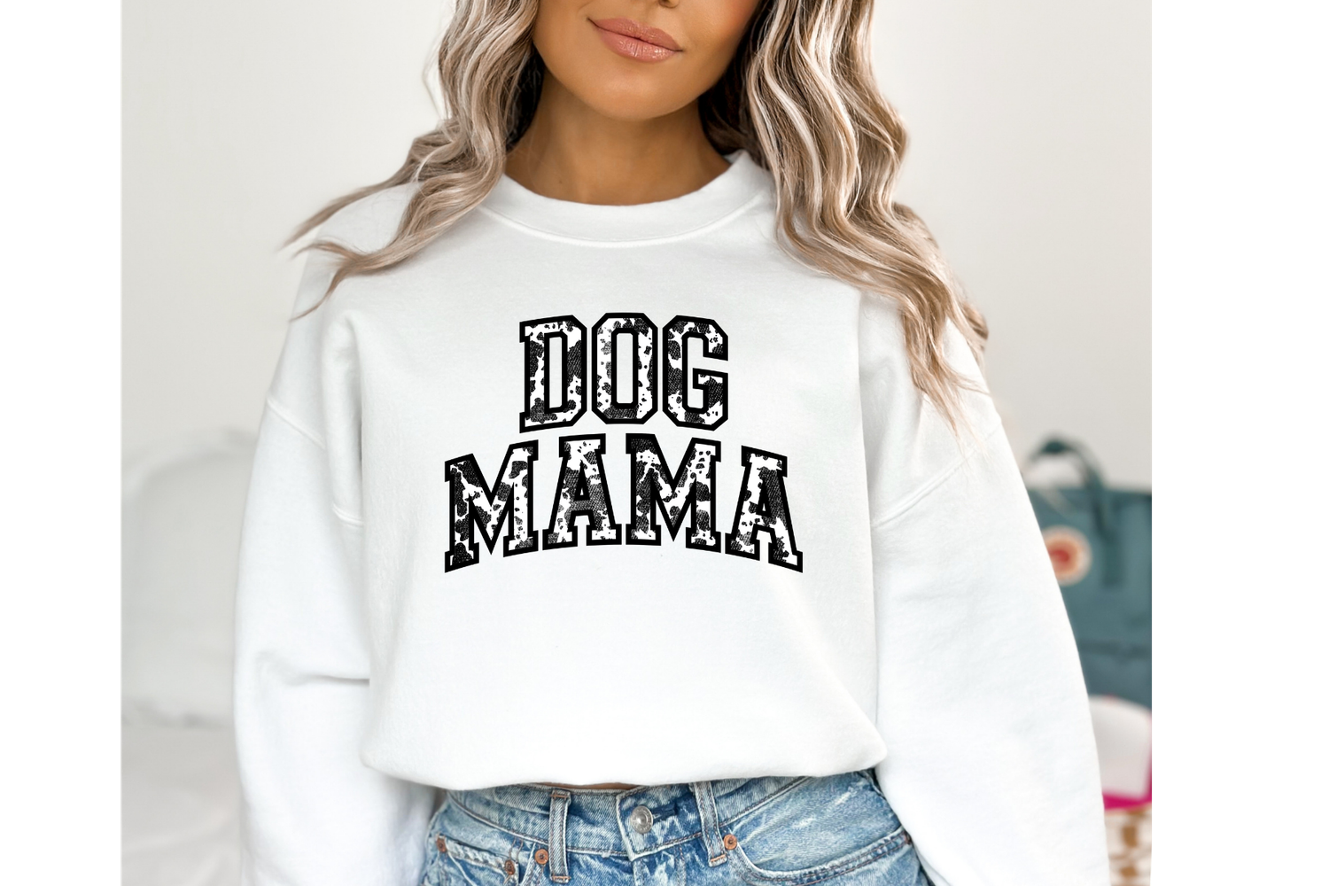 Cow print Dog Mom
