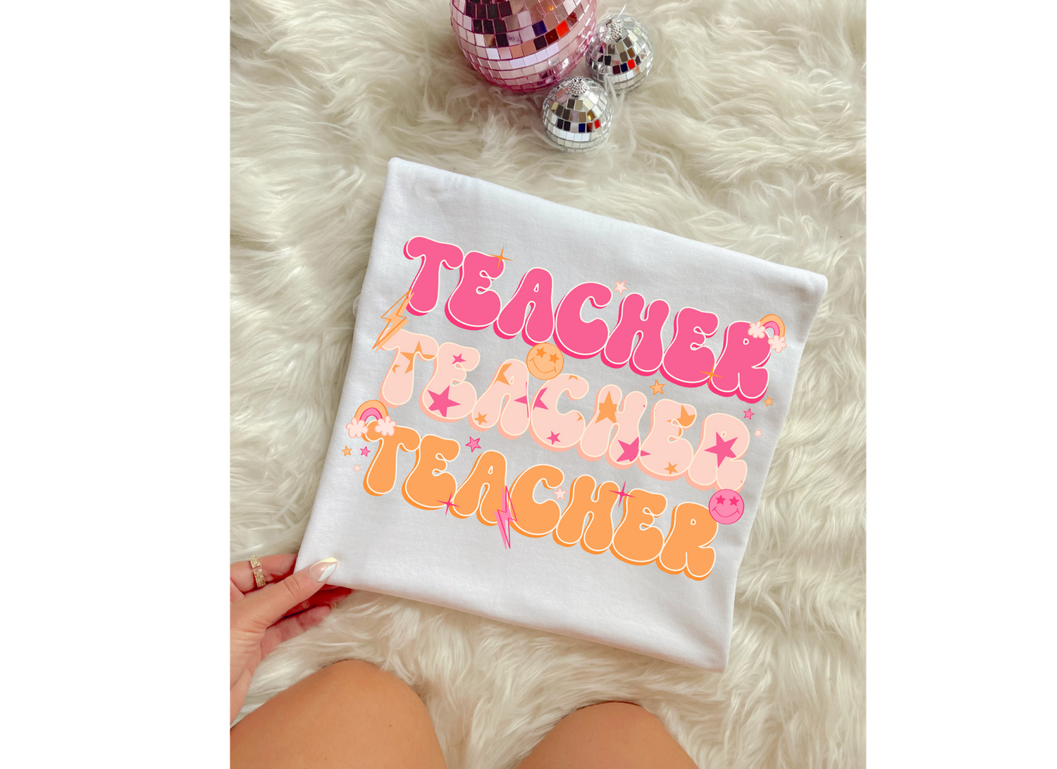Teacher Teacher Teacher , Pink and Orange