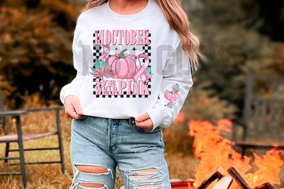 In October we wear pink