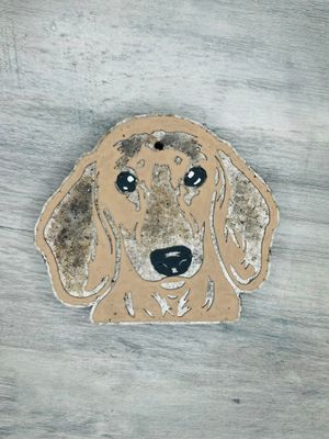 dachshund/ wiener dog head