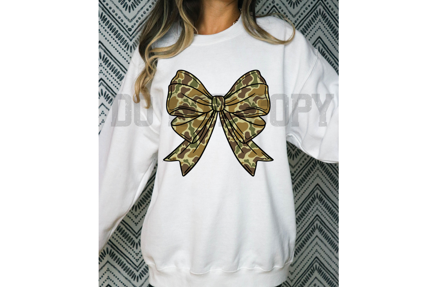 Camo Bow- Retro Camo