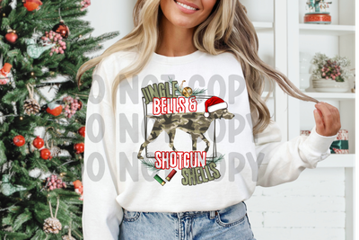 Jingle bells and shot gun shells